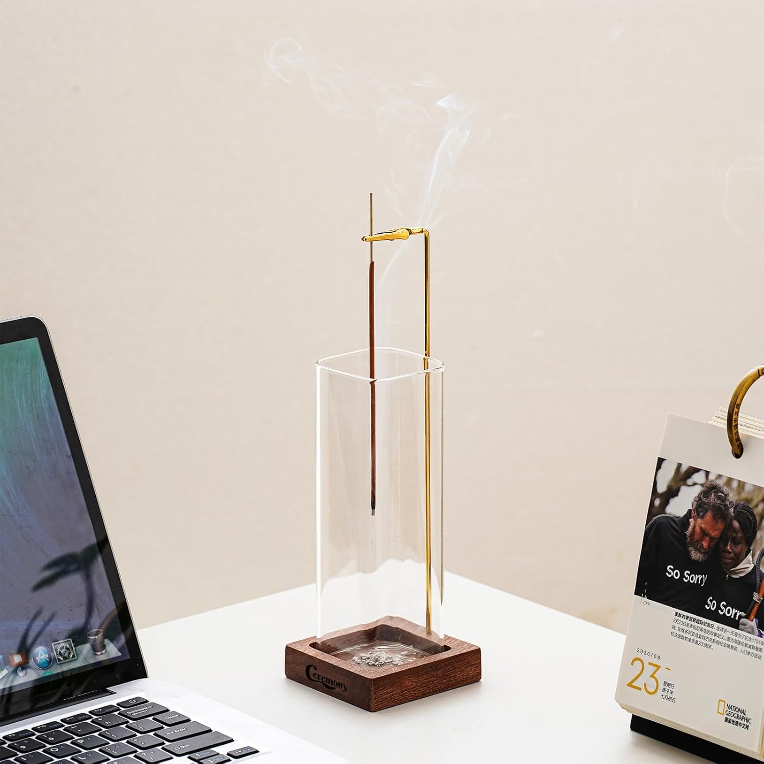 Calmiya Wooden Incense Cradle