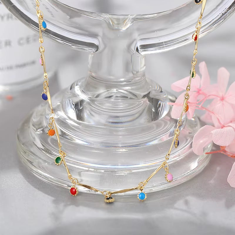 Sweet Charm Tassel Necklace