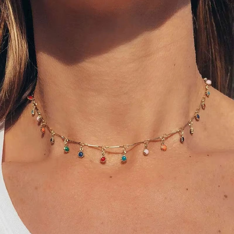Sweet Charm Tassel Necklace