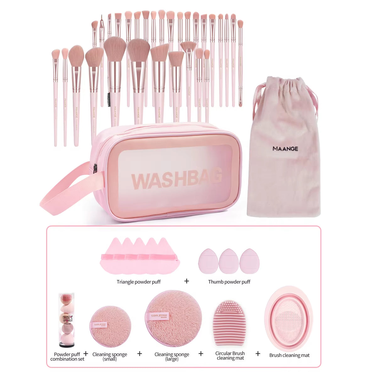 BeautyCraft β 30-Piece Makeup Essentials Kit