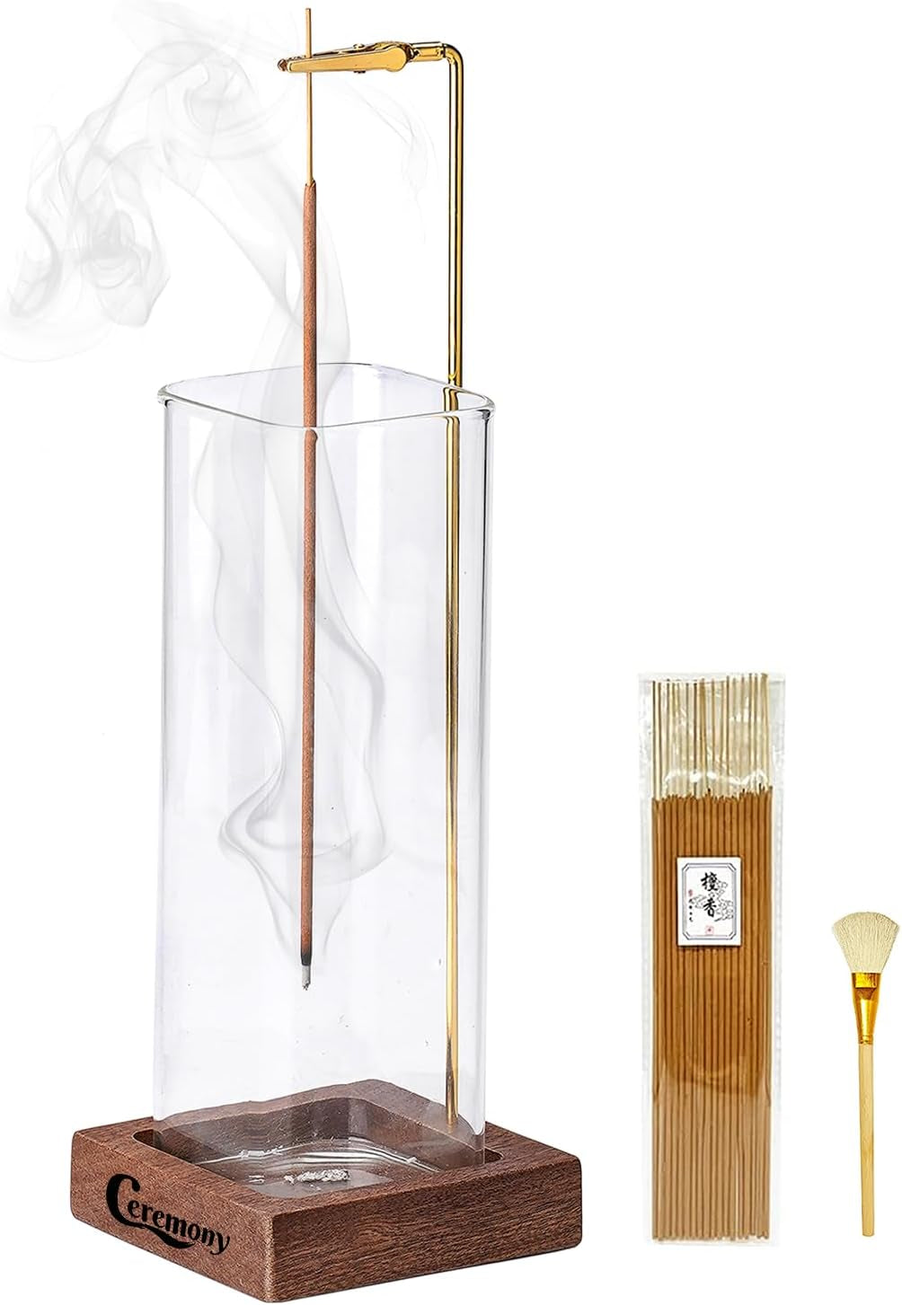 Calmiya Wooden Incense Cradle