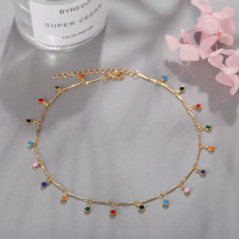 Sweet Charm Tassel Necklace