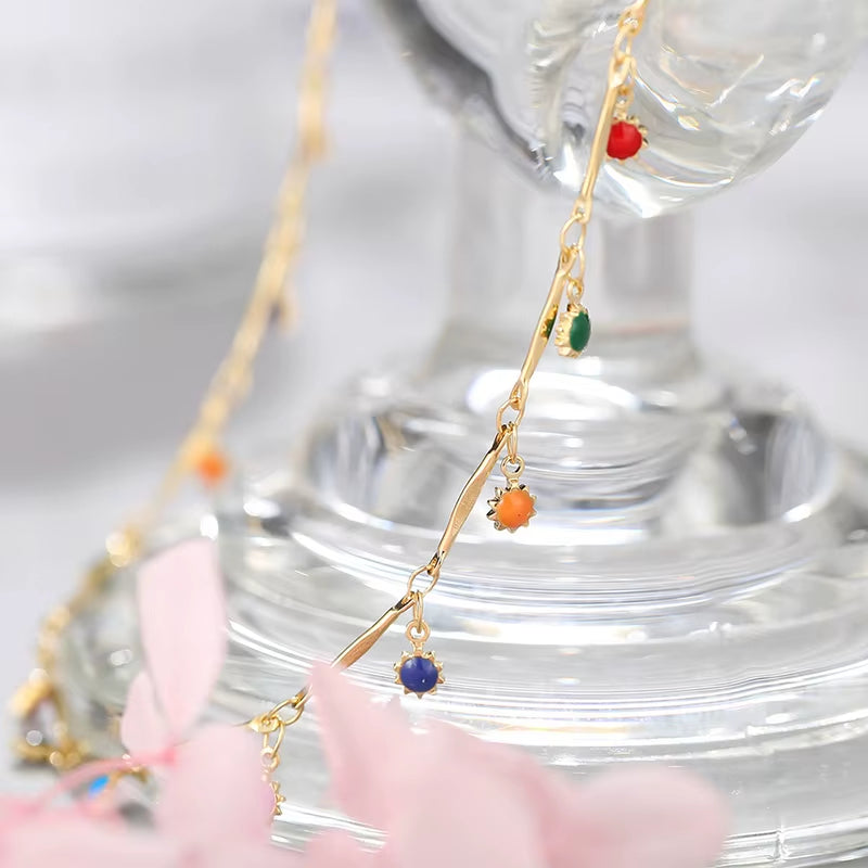 Sweet Charm Tassel Necklace
