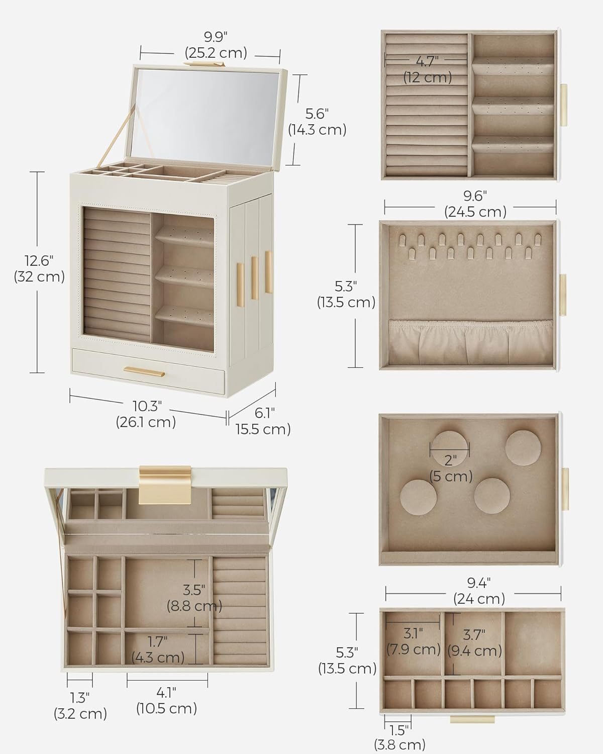 Opal Luxe Jewelry Box