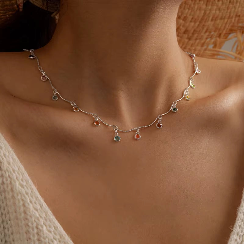 Sweet Charm Tassel Necklace